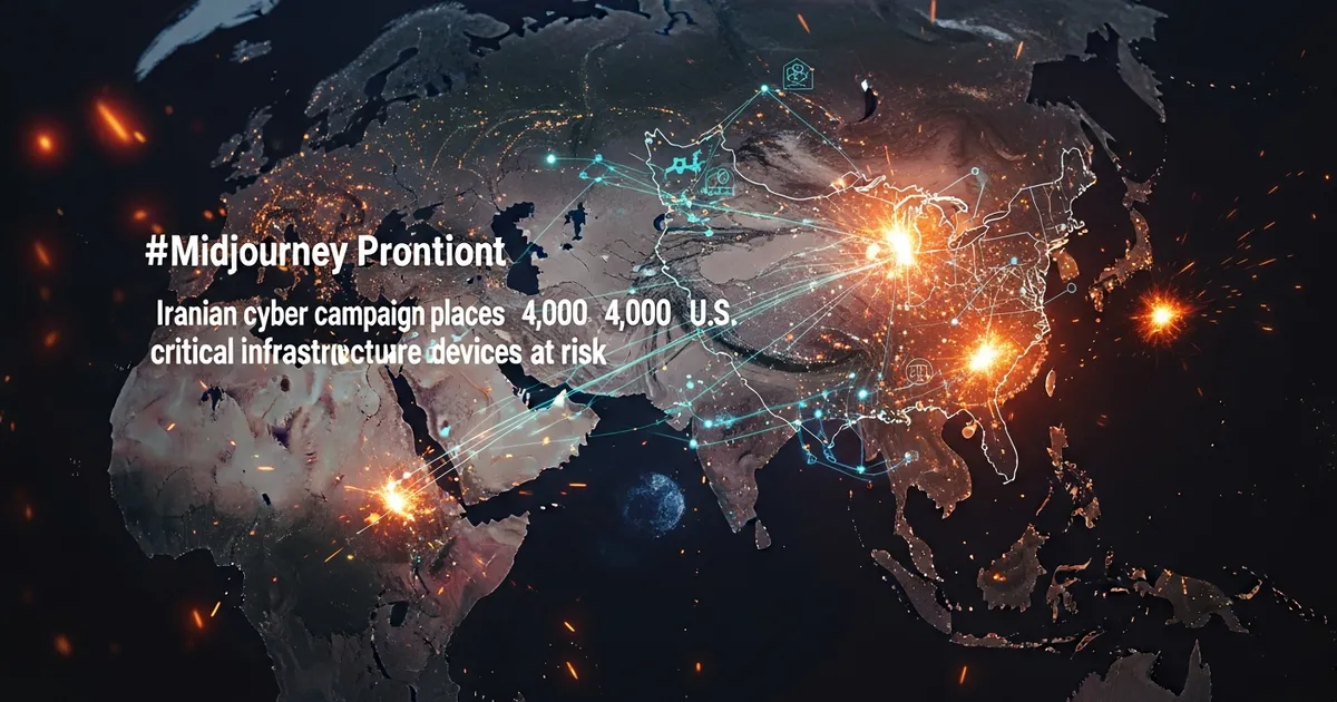 Iranian cyber campaign places nearly 4,000 U.S. critical infrastructure devices at risk