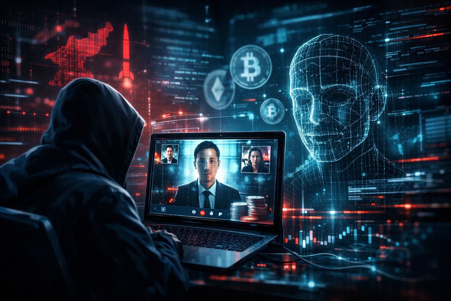 North Korean hackers use deepfake video calls to target crypto firms
