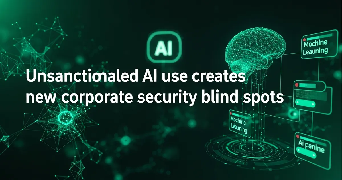 Unsanctioned AI use creates new corporate security blind spots